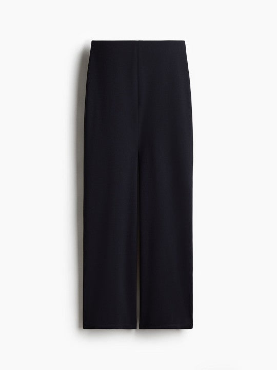 Anna Black Jersey Trousers